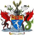 Click for larger image. Gwynedd Wales coat of arms 