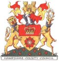 Click for larger image. Hampshire England coat of arms 