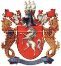 Click for larger image. Kent England coat of arms 