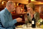 A couple enjoying our great food in the Arbory Lounge Bar
