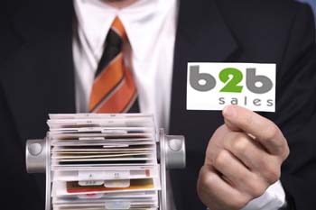 B2B sales card, the business card for outsourced sales.