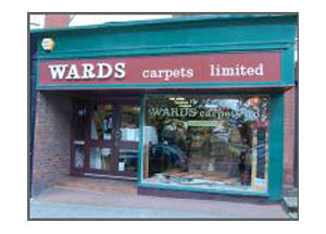 Wards Carpets Furnishings Showroom Neston, South Wirral, Cheshire.