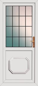 The Berring Square Lead pvcu door.