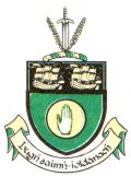 Click for larger image. Louth Ireland Irish Republic coat of arms 