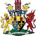 Click for larger image. Monmouthshire Wales coat of arms 