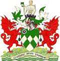 Click for larger image. Neath & Port Talbot Wales coat of arms 