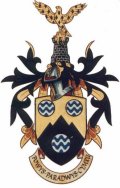 Click for larger image. Powys Wales coat of arms 