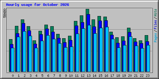 Hourly usage for October 2026