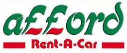 Afford Rent-a-Car logo, Car Hire Van Hire Truck Rental People Carriers MPV's Newcastle under Lyme Staffordshire.