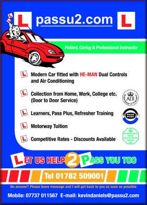 Driving,Instructor,Driving,Lessons,School,Course,Stoke on Trent,
Newcastle,Instructors,Lesson,Car Driver,Courses,Driving,Standards,Agency,DSA Approved,Instruction,Pass Pluss,Theory,Test,
Training,Tuition,ADI,Instructor,Motorway,Tuition,Refresher,Courses,Night,Driving,
Stoke-on-Trent,Newcastle,Biddulph,Burslem,Hanley,Leek,