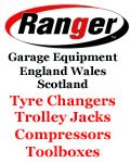 Trolley Jacks, Toolboxes, Compressors, Tyre Changers, Axle Stands, Wheel Balancers, Motorcycle Lifts, Parts Wash Cabinets and other Garage Equipment England, Scotland & Wales.