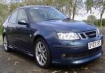 From our range of prestige cars for hire, the Saab 9-3.