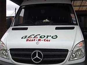 Mercedes van for hire from Afford rent a Car in Stoke on Trent Staffordshire.
