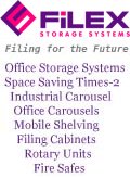 Filex Systems, office storage solutions including the amazingly effective space saving Times 2 System. Based in Staffordshire we cover the 
UK.