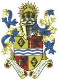 Click for larger image. Torfaen Wales coat of arms 