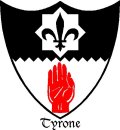 Click for larger image. Tyrone Northern Ireland coat of arms 