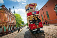 Picture of tram at Crich.