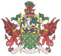 Click for larger image. Wrexham Wales coat of arms 